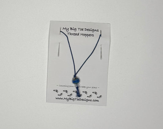Dark Blue Thread Hoppers - My Big Toe Designs