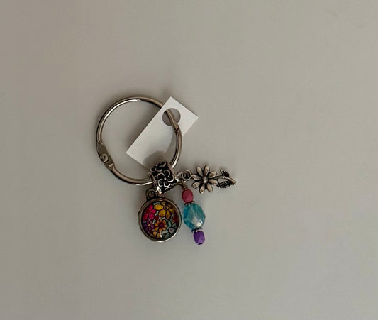Bright Flowers Thread Keep - My Big Toe Designs