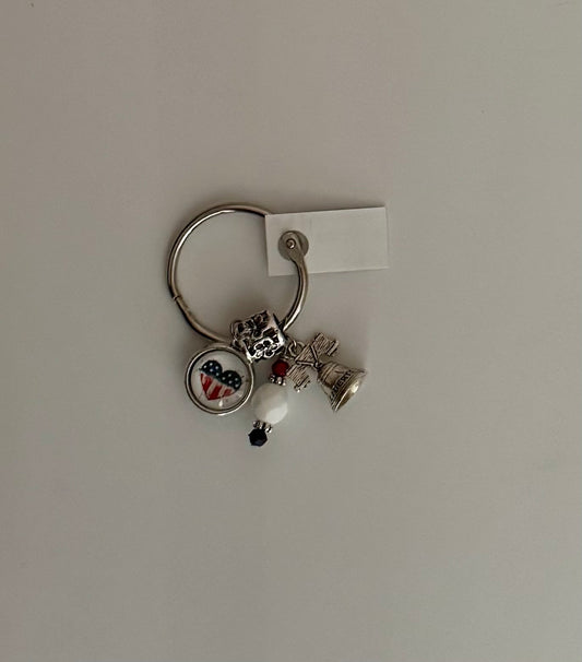 Flag Heart Thread Keep - My Big Toe Designs