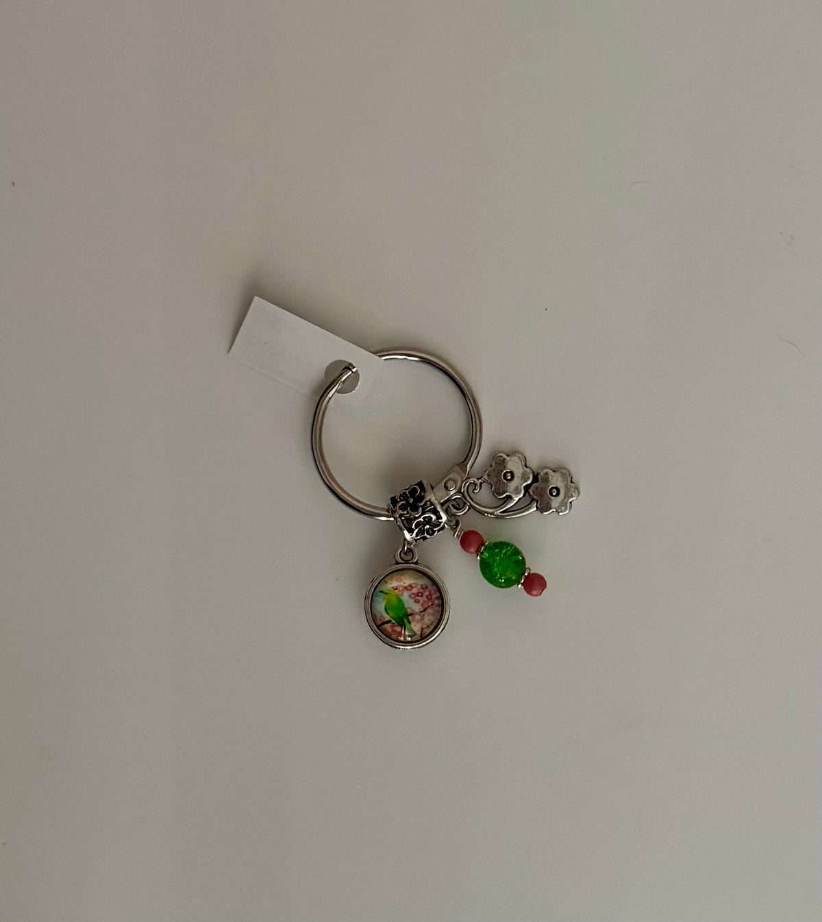 Green Bird Thread Keep - My Big Toe Designs