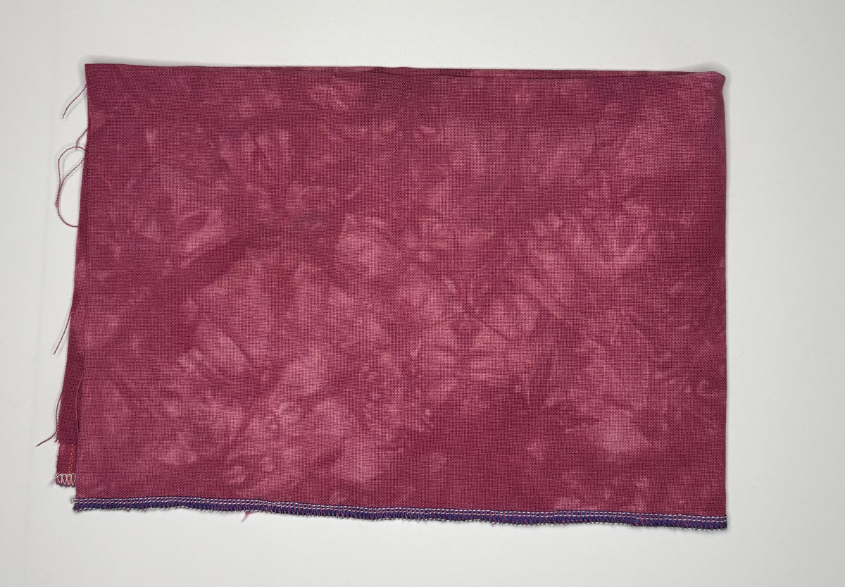 32 Count Lugana - Raspberry Swirl - Atomic Ranch/Rogue Fabric