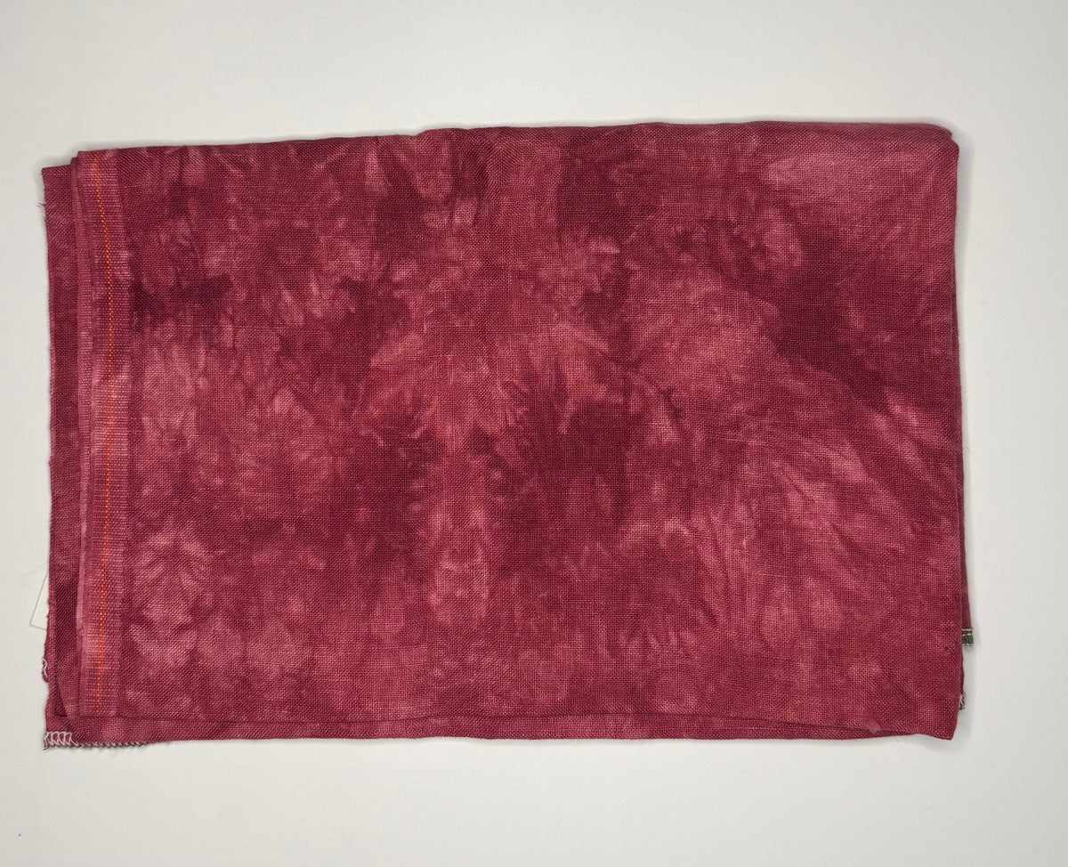 36 Count Edinburgh Linen - Raspberry Swirl - Atomic Ranch/Rogue Fabric