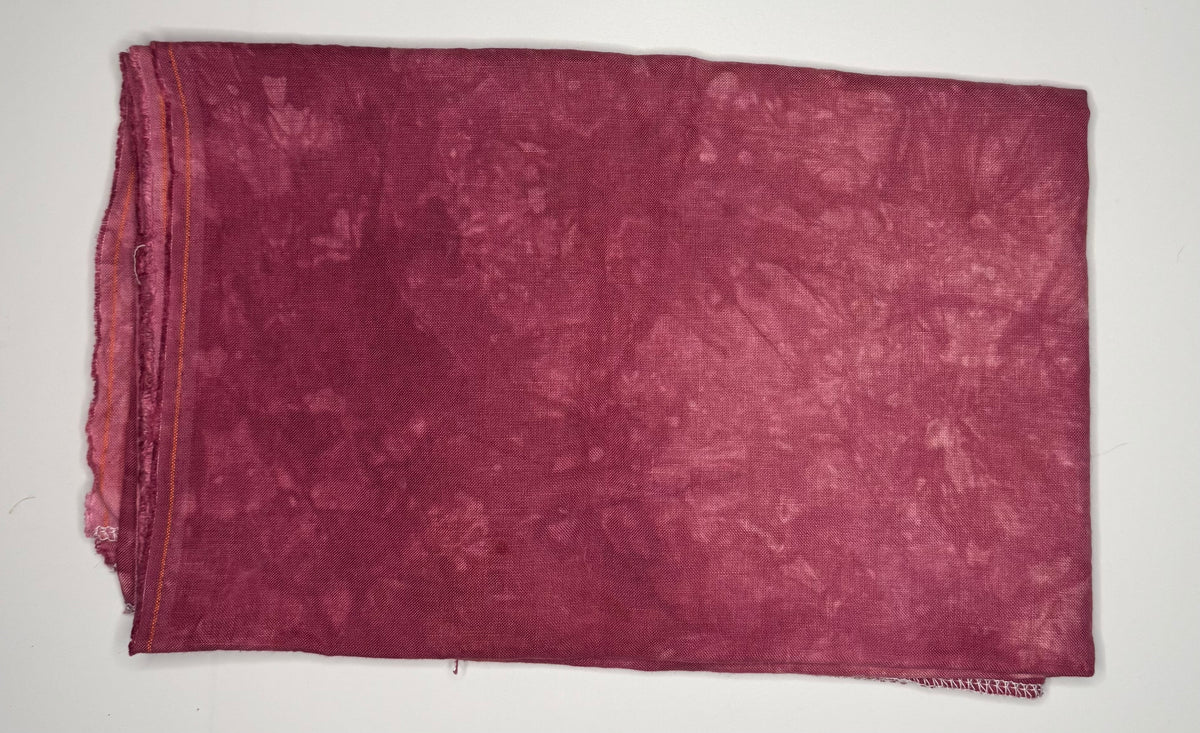 46 Count Bristol Linen - Raspberry Swirl - Atomic Ranch/Rogue Fabric