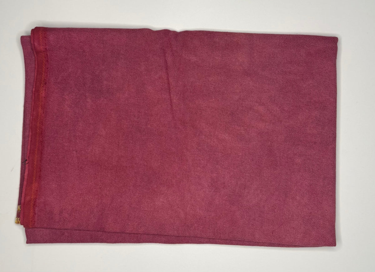 28 Count Lugana - Raspberry Swirl - Atomic Ranch/Rogue Fabric