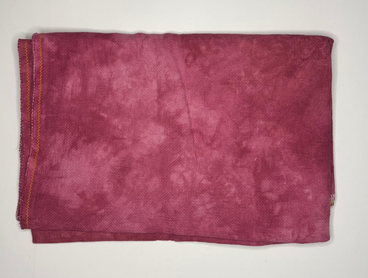 14 Count Aida - Raspberry Swirl - Atomic Ranch/Rogue Fabric