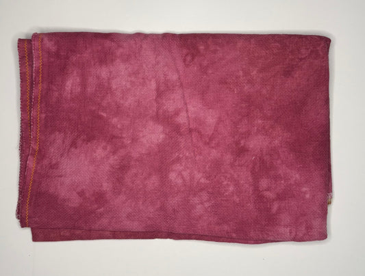 14 Count Aida - Raspberry Swirl - Atomic Ranch/Rogue Fabric