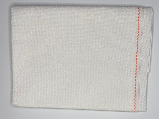16 Count Aida White Opalescent Fabric by Zweigart