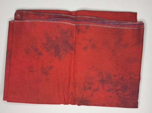 18 Count Aida - Deep Red - XJu Designs