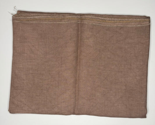 36 Count Edinburgh Linen - Dark Coffee - xJu Designs