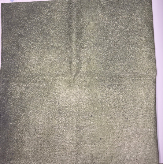 18 Count Aida Green Steampunk Plate Fabric by Fabric Flair