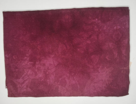 32 Count Belfast Linen - Plum Hallowed - Fiberlicious Yummy Fabrics