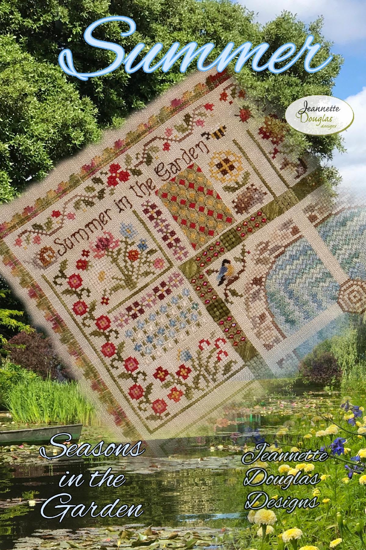 Summer Pattern - Seasons In The Garden - Jeannette Douglas