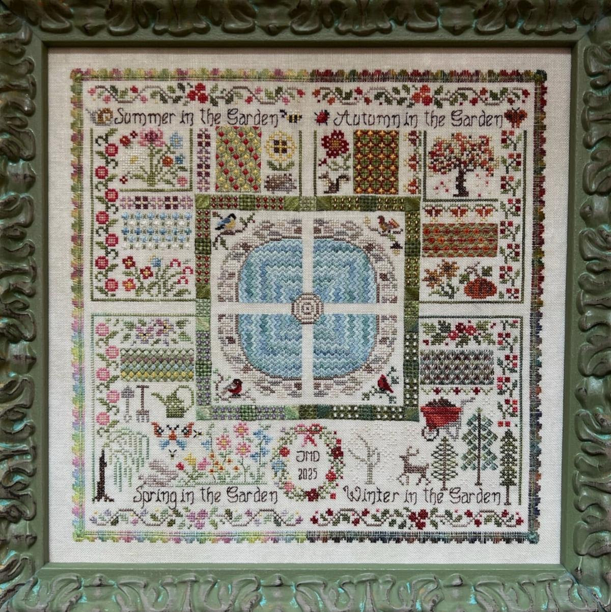 Summer Pattern - Seasons In The Garden - Jeannette Douglas