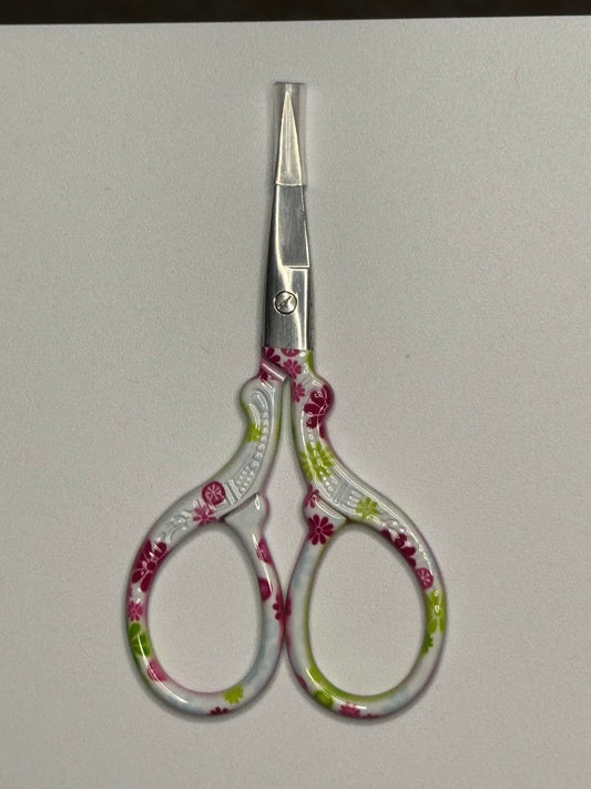 White Pink Embroidery Scissors
