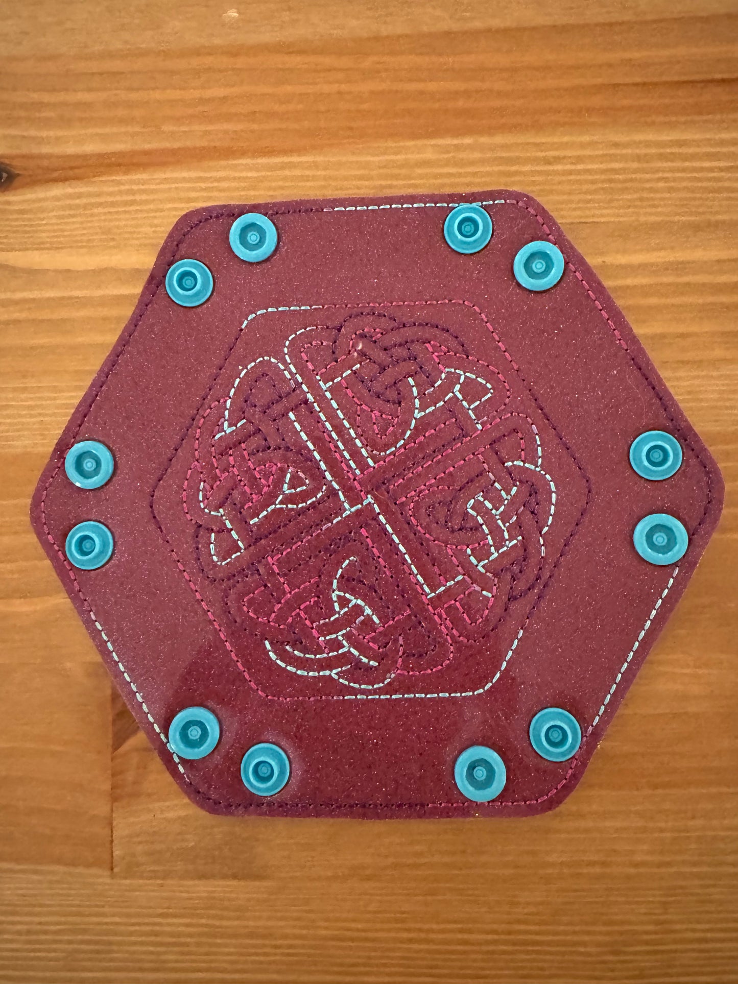 Dark Pink Sparkle Ort Snap Tray