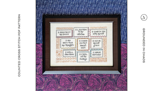 Grounded in Chaos - Shaded Stitchery