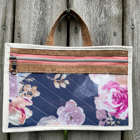 Medium Vinyl Front Fresca Flower Project Bag by Whiskey Glass Designs