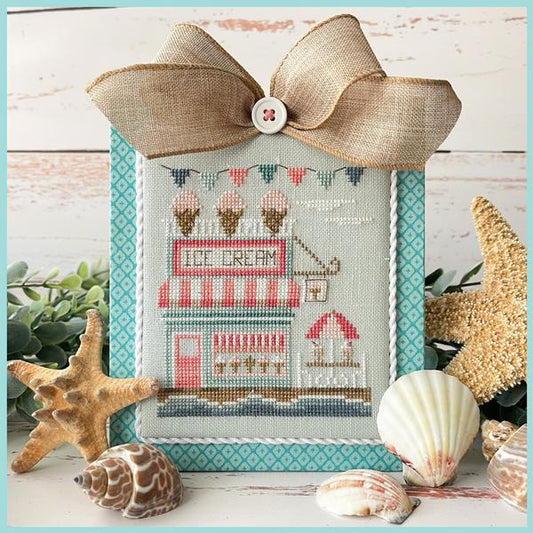 Ice Cream Shop - Beach Boardwalk Series - Cottage Country Needleworks