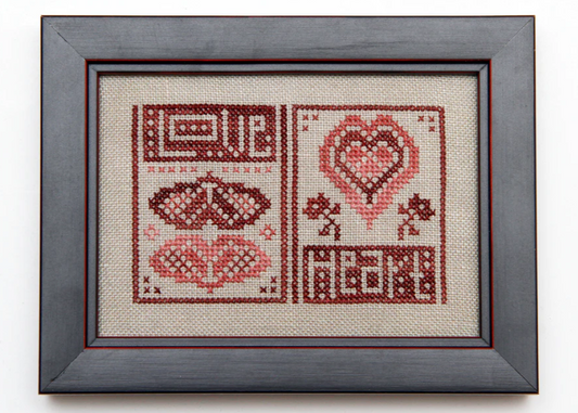 Imprints: Love and Heart - Heart in Hand Needleart