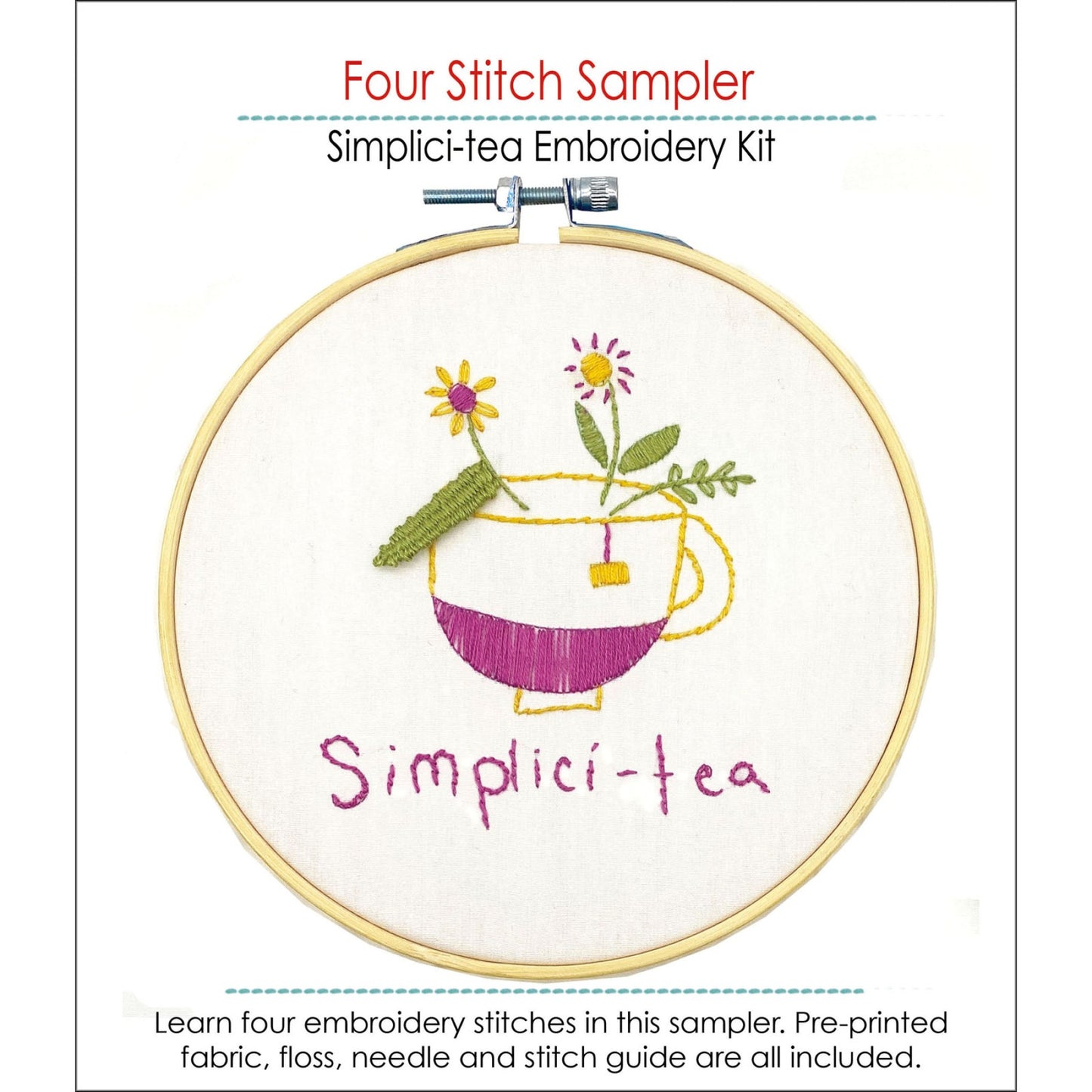 Simplici-tea Embroidery Kit