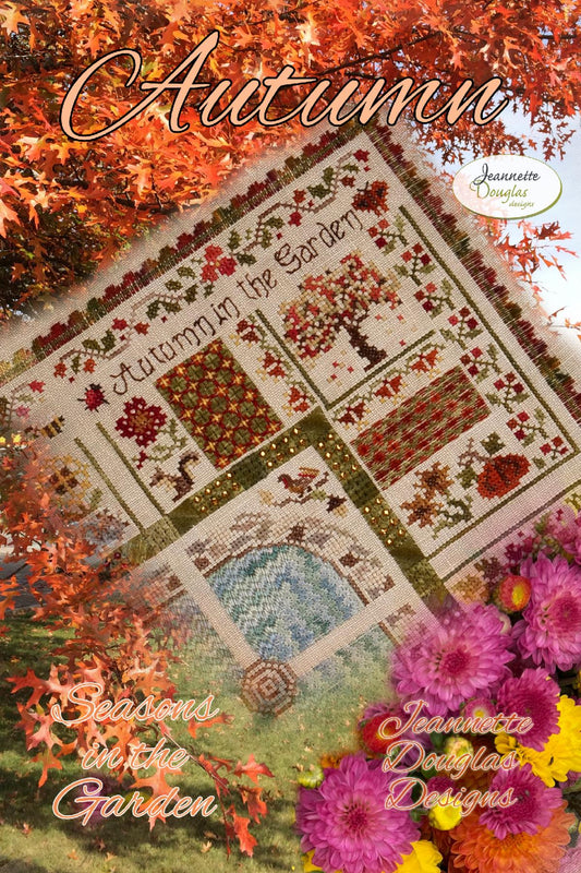 Autumn Pattern - Seasons In The Garden - Jeannette Douglas