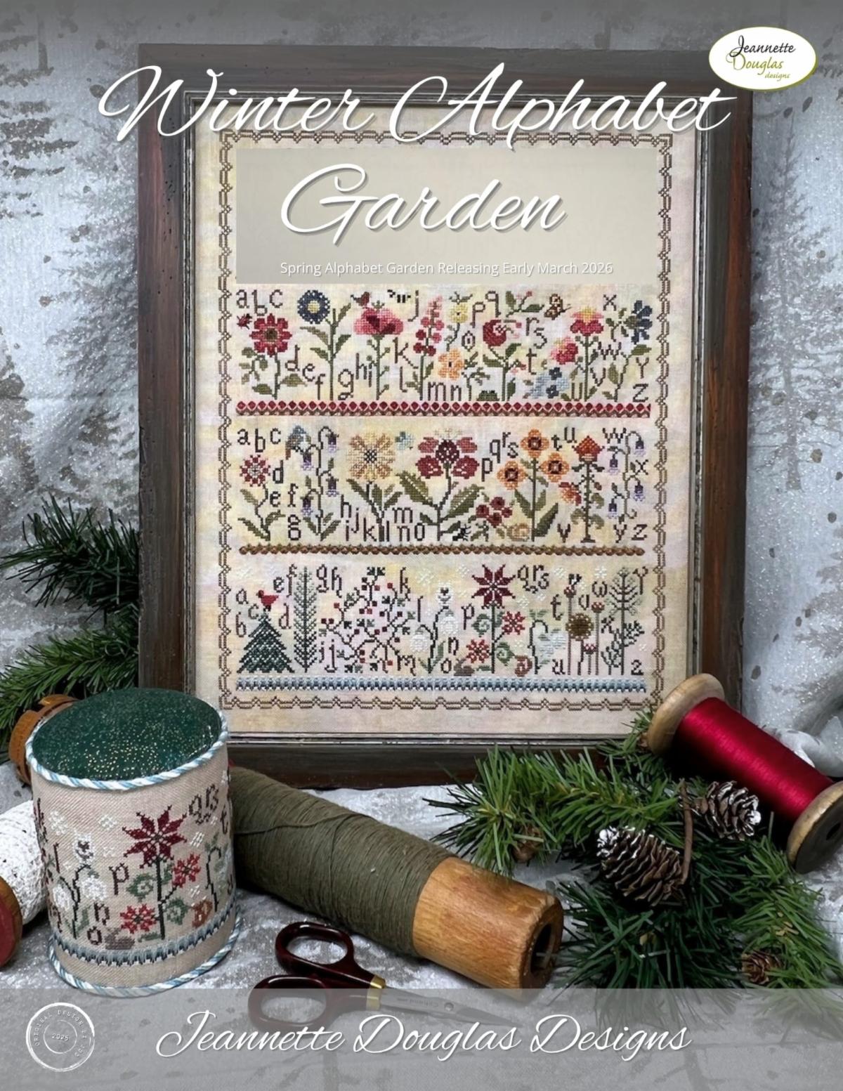 Winter Alphabet Garden - Jeannette Douglas Designs