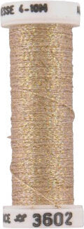 #3602 - Au Ver A Soie Metallic Braid Size 4