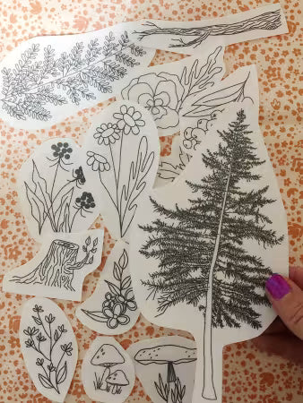 Forest Forage Stick and Stitch