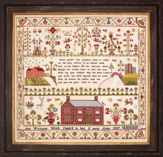 Ann Watson 1839 - Hands Across the Sea Samplers