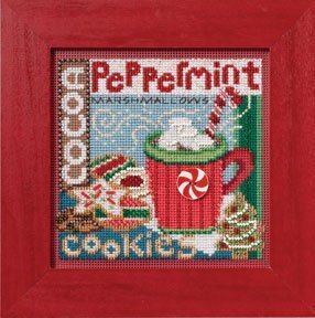 Santa's Treats Buttons and Beads Winter Series Cross Stitch Kit - Mill Hill