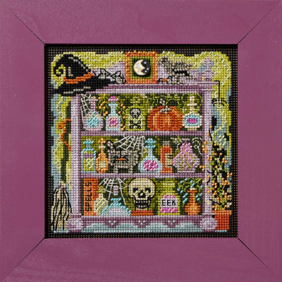 Witchy Apothecary Beaded Cross Stitch Kit - Mill Hill