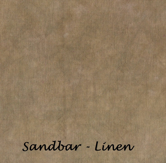 40 Count Newcastle Linen - Sandbar - Under the Sea Fabrics