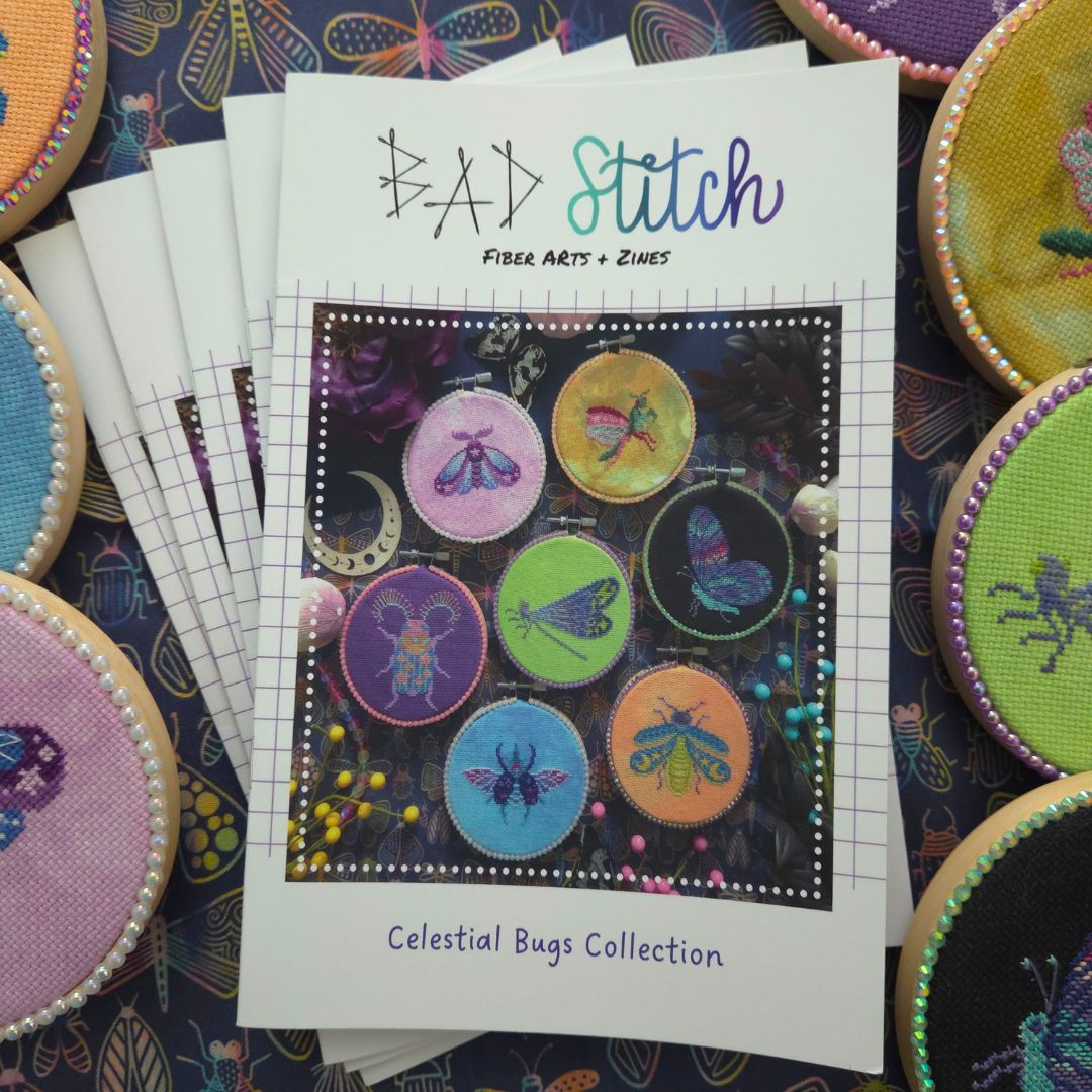 Celestial Bugs Zine - BAD Stitch - 2026 Needlework Marketplace PREORDER