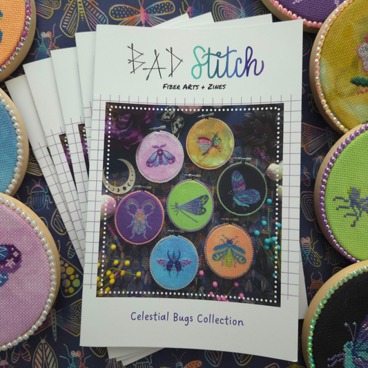 Celestial Bugs Zine - BAD Stitch - 2026 Needlework Marketplace PREORDER