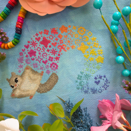 Flying Squirrel - BAD Stitch - 2026 Needlework Marketplace PREORDER