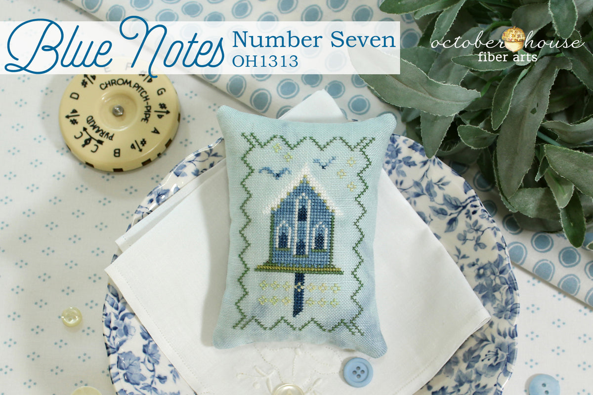 Blue Notes Number 7 - October House Fiber Arts