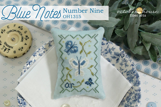 Blue Notes Number 9 - October House Fiber Arts