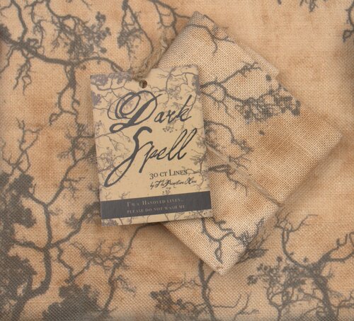 30 Count Linen - Dark Spell (Standard Cut) - The Primitive Hare