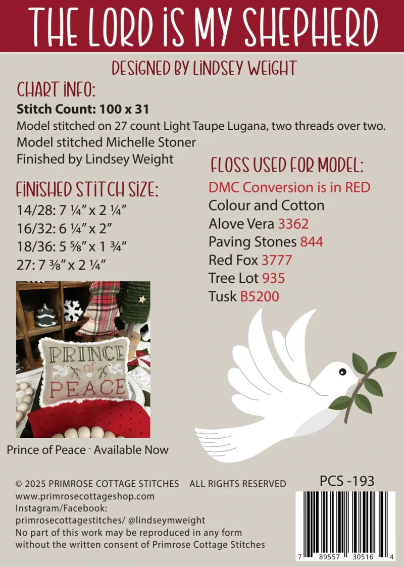 The Lord Is My Shepherd - Primrose Cottage