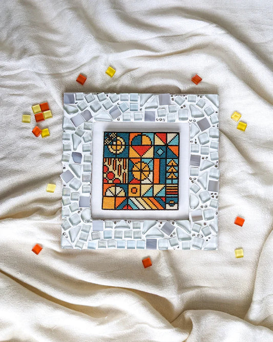 Summer Mosaic - Shaded Stitchery