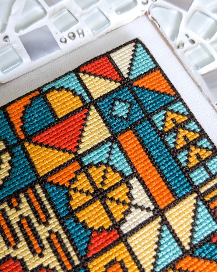 Summer Mosaic - Shaded Stitchery