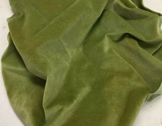 10"x18" Velveteen - Pea Pod - Hand-dyed 100% Cotton - Lady Dot Creates