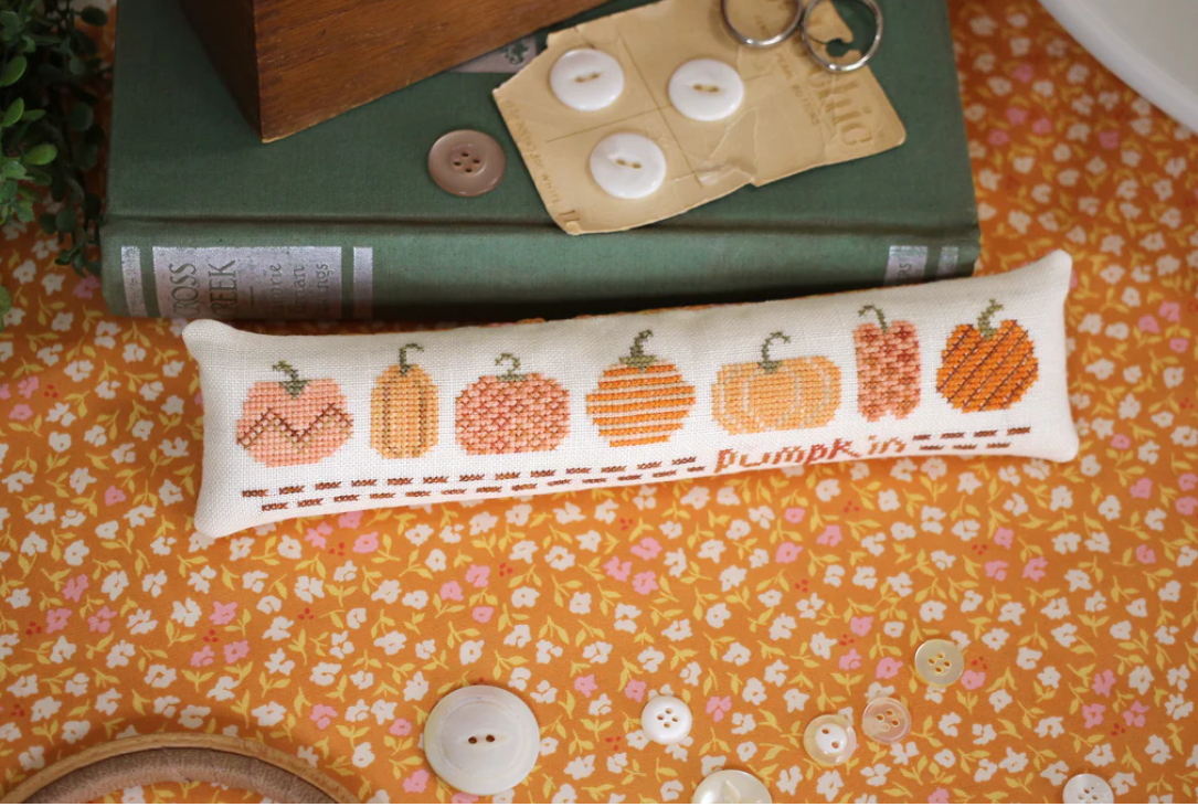 Pumpkin Row - October House Fiber Arts