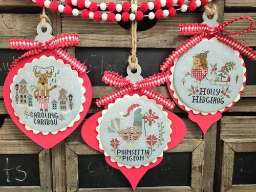 Christmas Animals In Pants - Quaint Rose Needle Arts