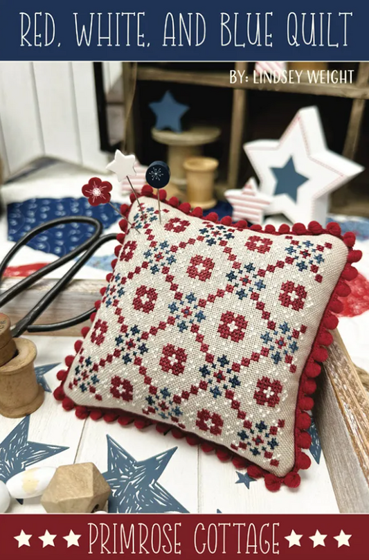 Red, White, And Blue Quilt - Primrose Cottage