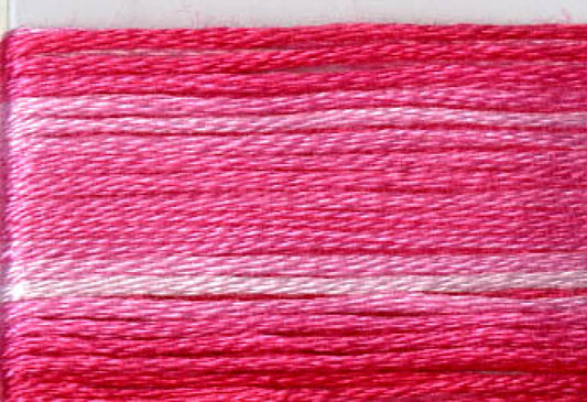 8011 Cosmo Seasons Variegated Cotton Embroidery Floss Pink