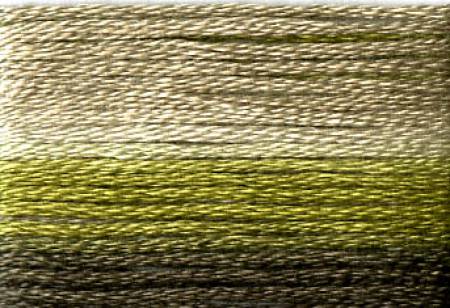 8017 Cosmo Seasons Variegated Cotton Embroidery Greens