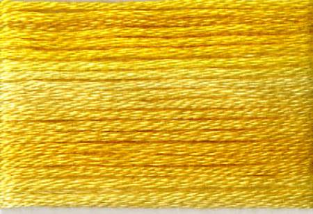 8028 Cosmo Seasons Variegated Cotton Embroidery Yellows