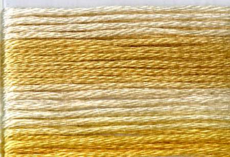 8031 Cosmo Seasons Variegated Cotton Embroidery Yellows/Golds