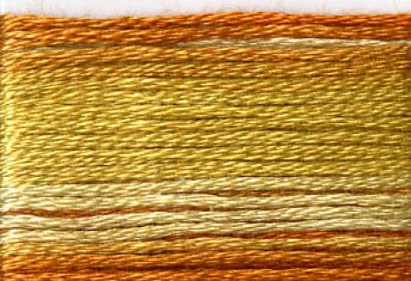 8033 Cosmo Seasons Variegated Cotton Embroidery Oranges/Golds